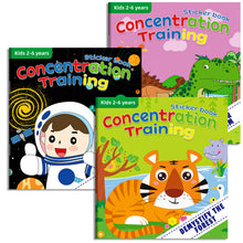 Load image into Gallery viewer, 3pcs Baby Training Puzzle DIY Early Education Concentration Sticker Book
