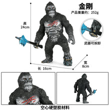 Load image into Gallery viewer, Gorilla Model Toy Wild Animal Model Solid Chimp Garage Kits Ornaments Children's Educational Teaching Toy
