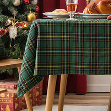 Load image into Gallery viewer, Christmas Holiday Tablecloth American Red Simple Plaid Table Mat Hotel Coffee Table Cloth Decorative Tablecloth
