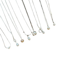 Load image into Gallery viewer, 925 Sterling Silver Natural Freshwater Pearl Necklace Ornament Women's Pendant Chain Clavicle Chain
