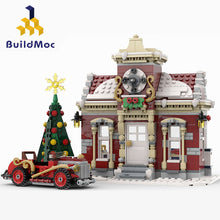 Load image into Gallery viewer, Buildmoc Building Blocks Castle Toys MOC-84431 Winter City Hall
