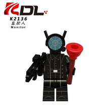 Load image into Gallery viewer, Kdl818 Toilet Person Series Audio Person TV Person Monitor Person Educational Assembled Building Blocks Toys
