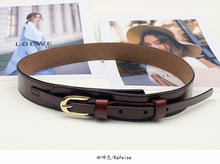 Load image into Gallery viewer, Women's Genuine Leather All-Match Korean Ins Style Waist Seal Belt Women's Matching Coat Pants
