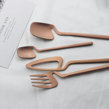 Load image into Gallery viewer, Tableware Stainless Steel Hanging Cup Tableware Spoon Personality Creative Wall-Mounted Spoon Western Food Knife Fork and Spoon
