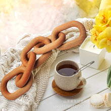 Load image into Gallery viewer, Wooden Home Decoration Wood Chain Five-Ring Wood Connecting Shackle Decoration Living Room Bedroom Pendants Crafts

