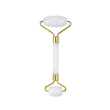 Load image into Gallery viewer, Facial Care Beauty Scraping Powder Crystal Double-Headed Roller Massager Jade Roller
