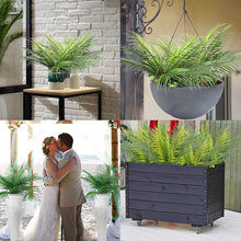 Load image into Gallery viewer, Artificial Palm Leaf Artificial Plants 9 Forks Iron Leaf Tropical Green Plants Ferns Jungle Plants
