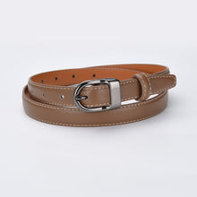 Load image into Gallery viewer, First Layer Belt Women's Simple Decoration Jeans Strap All-Match Fashion Leather Casual Thin
