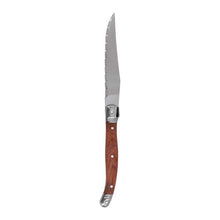 Load image into Gallery viewer, Direct Selling Stainless Steel Steak Knife and Fork Rosewood Wooden Handle Steak Knife and Fork Set
