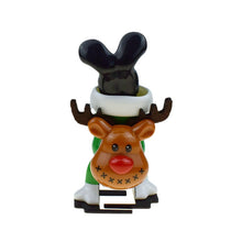 Load image into Gallery viewer, 1PCs Cute Clockwork Santa Claus Toy Shaking Head Walking Winding Santa Snowman Holiday Decoration
