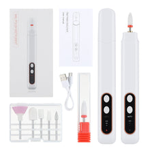 Load image into Gallery viewer, Nail Piercing Device Multi-Functional Nail Grinding Machine Tool Set Nail Grinding Pen Manicure Manicure Equipment
