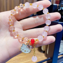 Load image into Gallery viewer, Xiaohongshu Same Style Lucky Beads Cartoon Cinnamoroll Babycinnamoroll Gift for Bestie Beaded Bracelet Night Market Stall Ornament
