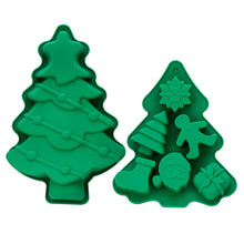 Load image into Gallery viewer, Christmas Silicone Mold Christmas Tree Gingerbread Man Mold Cookie Candy Mold
