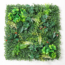 Load image into Gallery viewer, Artificial Combination Plant Wall Background Wall Decoration UV-Resistant Milan Lawn Plastic Fake Green Plants Wall
