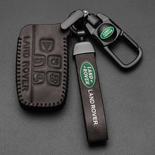 Load image into Gallery viewer, Leather Car Key Sleeve For Land Rover Evoque Discovery Velar Guard Car

