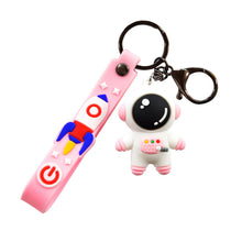 Load image into Gallery viewer, Cartoon Astronaut Keychain Female Cute Korean Style Couple Key Chain Male Flexible Glue Small Pendant Key Ring Ornaments
