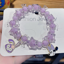 Load image into Gallery viewer, Korean Style New Girls' Niche Cartoon Bracelet Fresh Children Crystal Beaded Cinnamoroll Babycinnamoroll Student Jewelry
