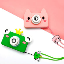 Load image into Gallery viewer, 2400w Pixel Children's Camera Strap Silicone Cartoon Phone Case Birthday Gift Suitable for Girls and Boys
