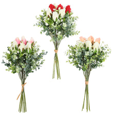 Load image into Gallery viewer, 12pcs/Set Simulation Bridal Bouquet Wedding Bouquet Hydrangea Fake Flower Furnishings Decorative Simulation Flower
