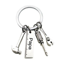 Load image into Gallery viewer, Stainless Steel Key Ring Hammer Screwdriver Wrench Tool Creative Gift
