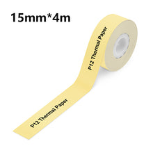 Load image into Gallery viewer, Heat-Sensitive Label Stickers Jingyou P12p15 Vitality Label Printing Paper Name Tape Continuous Thermal Label Paper
