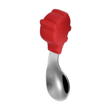 Load image into Gallery viewer, Baby Fork and Spoon Integrated Silica Gel Sucker Toddler Feeding Dinner Plate Children Tableware
