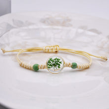 Load image into Gallery viewer, Dried Petal Braided Rope Bracelet Female Stretch Japanese and Korean Girlfriends Carrying Strap Children
