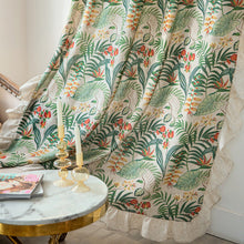 Load image into Gallery viewer, Ruffled Curtain Half Light Shade Bedroom Living Room Bay Window Hook Curtain
