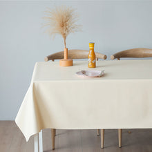 Load image into Gallery viewer, Rectangular Tablecloth Imitation Leather PU Material Table Cloth Waterproof and Oilproof and Heatproof Solid Color Tablecloth
