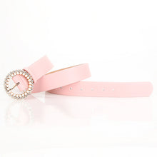 Load image into Gallery viewer, Pearl Alloy Buckle Intellectual Atmosphere Color Multi-Choice Decorative Dress Belt
