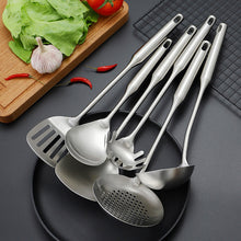 Load image into Gallery viewer, Stainless Steel Spatula Household Cooking Soup Spoon and Strainer Spatula Kitchenware Set
