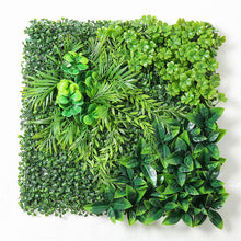Load image into Gallery viewer, Artificial Combination Plant Wall Background Wall Decoration UV-Resistant Milan Lawn Plastic Fake Green Plants Wall
