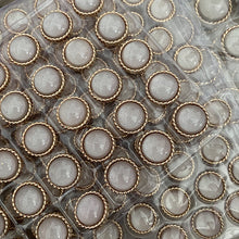 Load image into Gallery viewer, 5pcs/Set Pearlescent Metal Button Woolen Coat Decorative Button Coat
