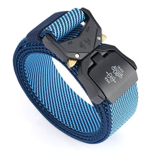 Load image into Gallery viewer, Tactical Nylon Waistband Men's Elastic Pant Belt Military Fan Tooling Belt
