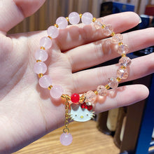 Load image into Gallery viewer, Xiaohongshu Same Style Lucky Beads Cartoon Cinnamoroll Babycinnamoroll Gift for Bestie Beaded Bracelet Night Market Stall Ornament
