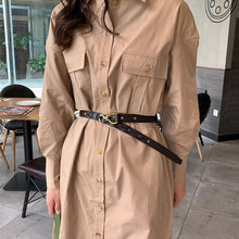 Load image into Gallery viewer, Belt Female Ornament Metal Skirt Belt Belt Women's Real Cow Belt Business Suit Pants Belt
