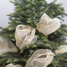 Load image into Gallery viewer, 10 yards Christmas tree decoration ribbon PP mesh ribbon DIY Christmas decoration pendant

