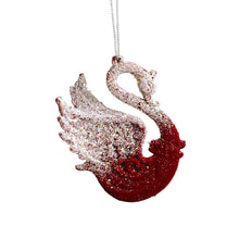 Load image into Gallery viewer, Christmas tree decoration pendant, elk pendant, flocking ornament, Christmas supplies
