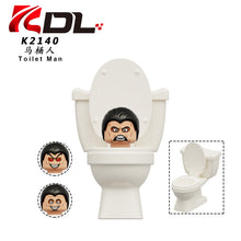 Load image into Gallery viewer, Kdl818 Toilet Person Series Audio Person TV Person Monitor Person Educational Assembled Building Blocks Toys
