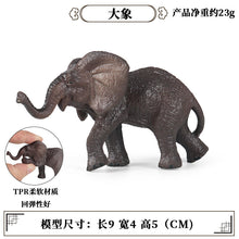 Load image into Gallery viewer, Elephant Animal Model Set African Elephant Mammoth Plastic Solid Hand-Made Model Toy Children's Educational Toy
