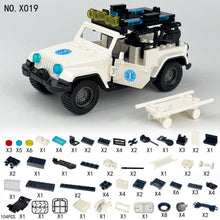 Load image into Gallery viewer, X019 White Recovery Vehicle Children's Assembled Small Particle Building Blocks Toy
