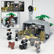 Load image into Gallery viewer, 1605a Field Command Post Post Stalking Station Small Particle Military Model Children Assembling Building Blocks Toy Weapon
