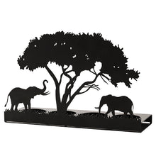 Load image into Gallery viewer, Animal Silhouette Wrought Iron Candlestick Domestic Ornaments
