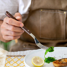Load image into Gallery viewer, 4pcs/Set French Western Style Stainless Steel Tableware Suit Acrylic Handle Steak Knife, Fork and Spoon Suit Suit
