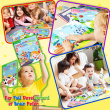 Load image into Gallery viewer, 3 Books Sticker Book New Early Education 0 to 3 to 6 Years Old Baby Educational Cartoon Cartoons Toys Sticker Book DIY
