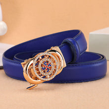 Load image into Gallery viewer, Women's Belt Automatic Buckle Good Luck Comes Fashion All-Match Belt Female Korean Style
