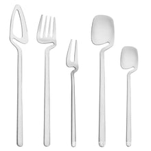 Load image into Gallery viewer, Creative Stainless Steel Hanging Cup Tableware Wall Hanging Knife, Fork and Spoon Coffee Spoon Cake Fork Fruit Fork Ice Spoon Can Be Hanging Cup Wall
