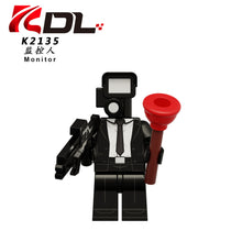 Load image into Gallery viewer, Kdl818 Toilet Person Series Audio Person TV Person Monitor Person Educational Assembled Building Blocks Toys
