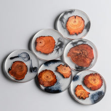 Load image into Gallery viewer, Teacup Mat Resin Heat Proof Mat Simple Cup Saucer Creative Gasket Tableware Heat Proof Mat
