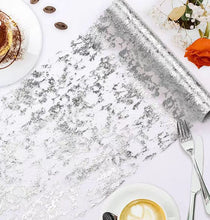 Load image into Gallery viewer, Wedding Ceremony Layout Table Runner Bronzing Red Purple Foil Table Runner Party Decoration Tablecloth
